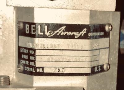 Lot #9848 GAM-63 RASCAL Bell XLR-67-BA-1 Rocket Engine - Image 7