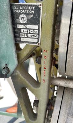 Lot #9848 GAM-63 RASCAL Bell XLR-67-BA-1 Rocket Engine - Image 11