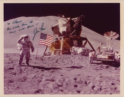 Lot #9462 Jim Irwin Signed Photograph - Image 1