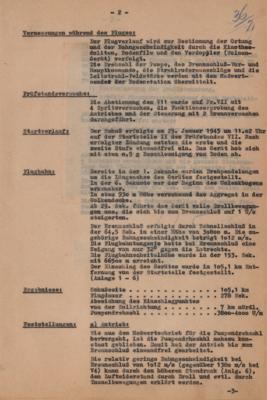 Lot #9682 Wernher von Braun Signed V-2 Rocket Report - Image 2