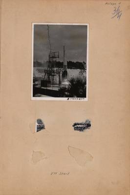 Lot #9682 Wernher von Braun Signed V-2 Rocket Report - Image 4