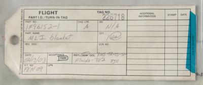 Lot #9844 ISS Pump Module MLI Blanket - Image 4