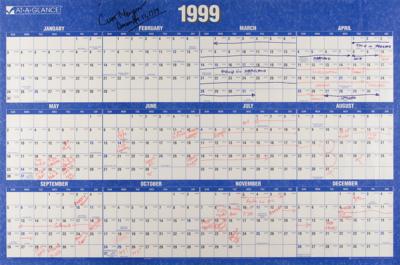 Lot #9078 Curt Newport's Liberty Bell 7 Recovery Planning Calendar - Image 1