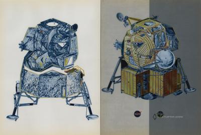 Lot #9602 NASA/Grumman Apollo Lunar Module Transgraphic Brochure - Image 2