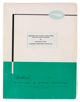 Lot #9854 Nuclear Rockets Missions and Flight Operations Report - Image 1