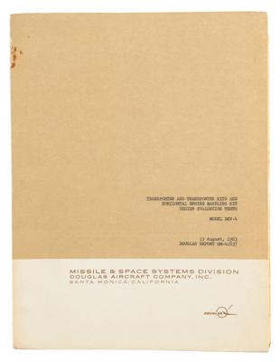 Lot #9605 Saturn S-IV Stage Transporter Report by Douglas Aircraft - Image 1