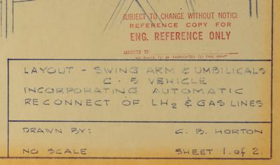 Lot #9607 Saturn S-IVB Umbilical Blueprints - Image 10