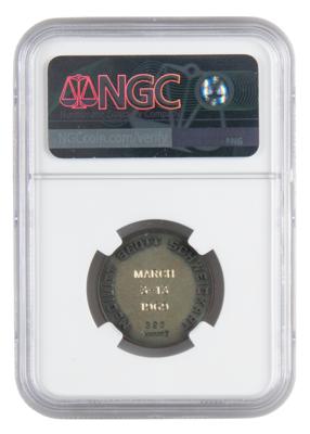Lot #9223 Joe Kerwin's Apollo 9 Flown Robbins Medallion - Image 2