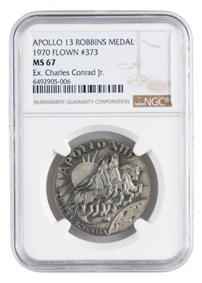 Lot #9372 Charles Conrad's Apollo 13 Flown Robbins