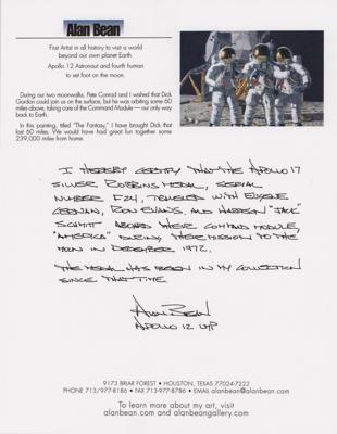 Lot #9524 Alan Bean's Apollo 17 Flown Robbins Medallion - Image 3