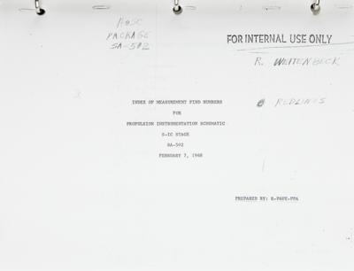 Lot #9621 Saturn V S-IC Stage Engine System (5) Manuals - Image 7