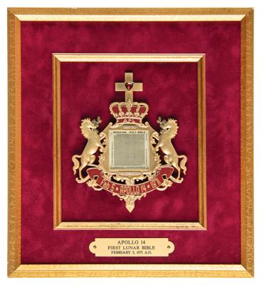 Lot #9422 Apollo 14 Flown Lunar Bible - Image 1