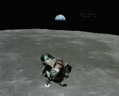 Lot #9284 Michael Collins Oversized Signed