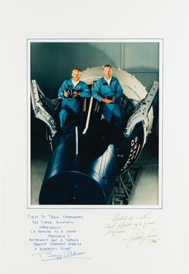 Lot #9143 Gemini 12 Signed Photograph - Image 1