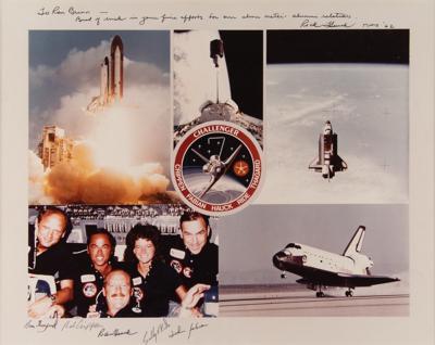 Lot #9773 STS-7 Signed Oversized Photograph - Image 1