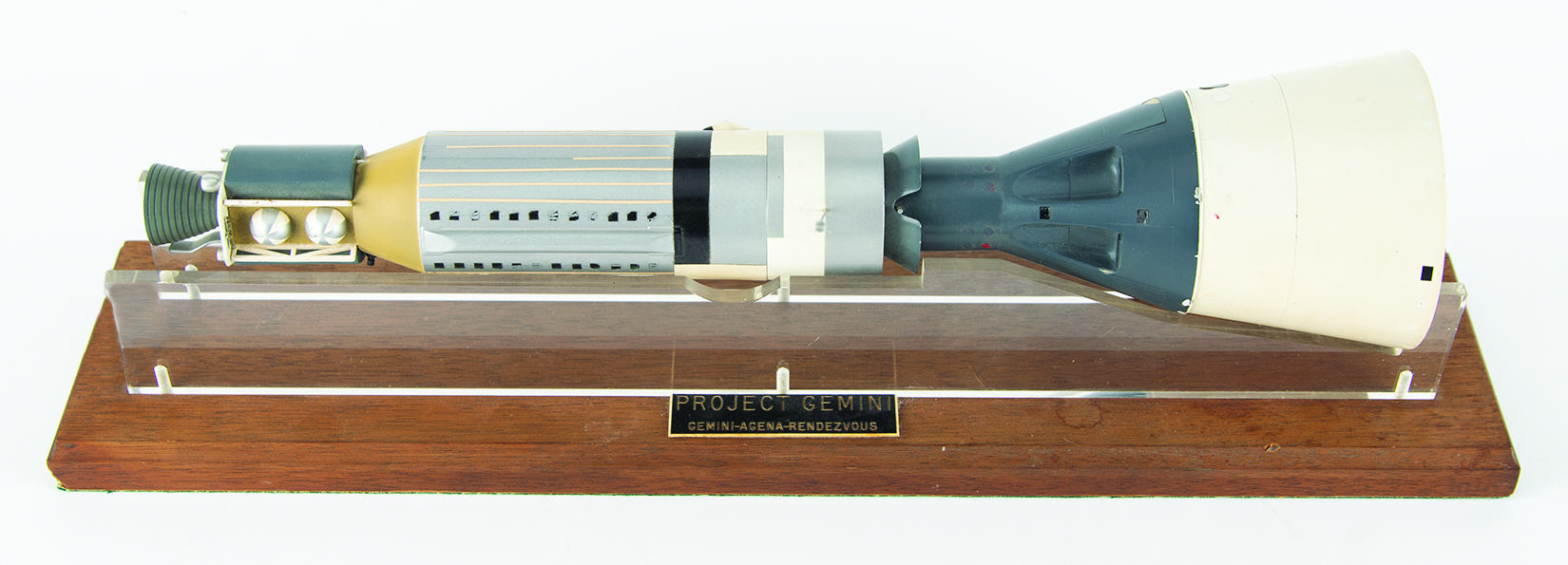 Lot #9877 Gemini Spacecraft and Agena Contractor Model - Image 2