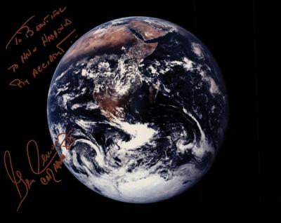 Lot #9549 Gene Cernan Signed Photograph