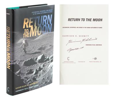 Lot #9550 Harrison Schmitt Signed Book - Image 1