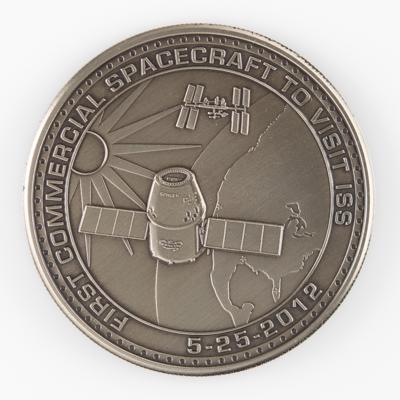 Lot #9893 SpaceX COTS Demo Flight 2 Employee Medallion - Image 1