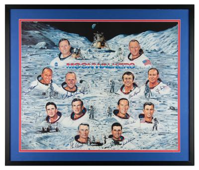 Lot #9572 Moonwalkers (9) Signed Lithograph by Ron Lewis - Image 2
