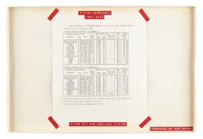 Lot #9828 Shuttle SRB O-Ring Test Samples and Test Data - Image 2