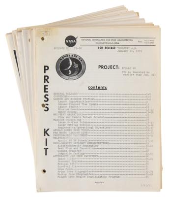 Lot #9432 Apollo 14 Press Kit and Press Conference Transcript - Image 1