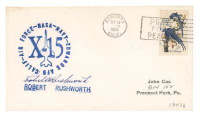 Lot #9062 Robert Rushworth Signed Cover - Image 1