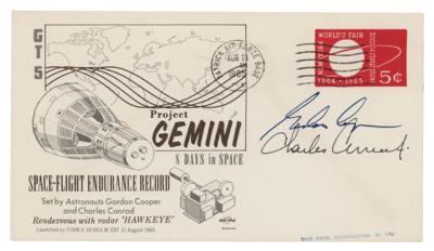 Lot #9149 Gemini 5 Signed Launch Day Cover - Image 1