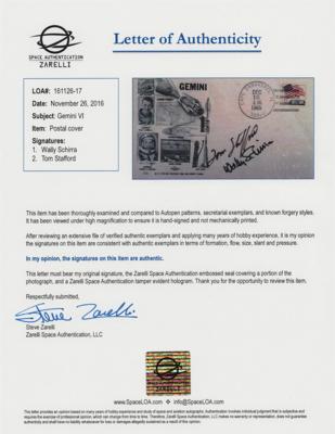 Lot #9153 Gemini 6 (2) Signed Covers - Image 2