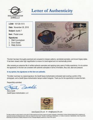 Lot #9189 Apollo 7 Signed Cover - Image 2