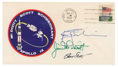 Lot #9225 Apollo 9 Signed Launch Day Cover - Image 1