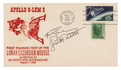 Lot #9235 Jim McDivitt and Rusty Schweickart Signed Cover - Image 1