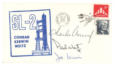 Lot #9725 Skylab 2 Signed Launch Day Cover - Image 1
