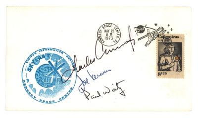 Lot #9726 Skylab 2 Signed Launch Day Cover - Image 1