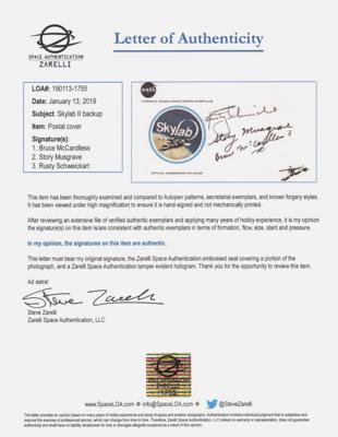 Lot #9727 Skylab 2 Backup Crew Signed Cover - Image 2