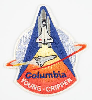 Lot #9786 Guenter Wendt's STS-1 Crew-Presented Patch - Image 1