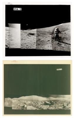 Lot #9901 Paul W. Gast (2) Lunar Surface NASA Photographs - Image 1