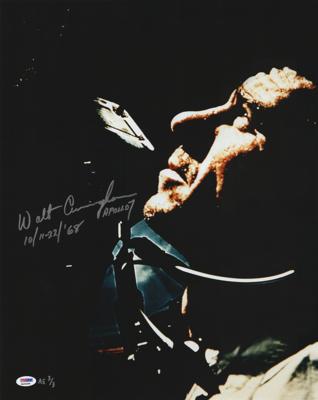 Lot #9190 Walt Cunningham Oversized Signed Photograph - Image 1