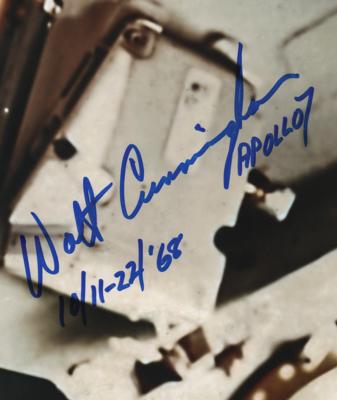 Lot #9192 Walt Cunningham Oversized Signed Photograph - Image 2