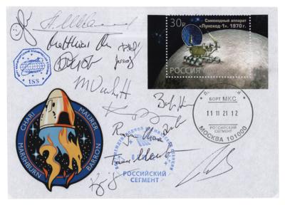 Lot #9897 SpaceX Dragon Crew-3 Flown Cover Signed
