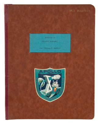 Lot #9258 Apollo 10 Pilot's Report by Tom Stafford - Image 1