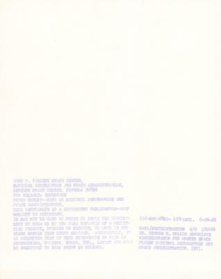 Lot #9701 George Mueller Signed Photograph - Image 2