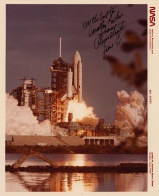 Lot #9703 Christopher Kraft Signed Photograph - Image 1