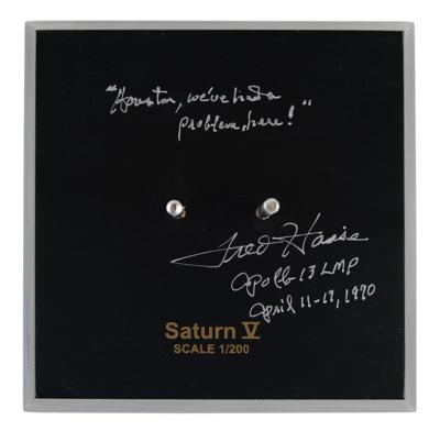 Lot #9379 Fred Haise Signed Saturn V Rocket Model - Image 3
