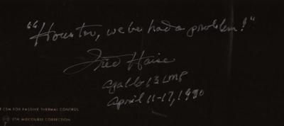 Lot #9400 Fred Haise Signed Panoramic Photograph - Image 2