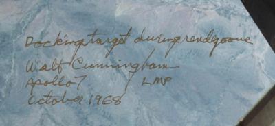 Lot #9193 Walt Cunningham Oversized Signed Photograph - Image 2