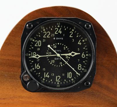 Lot #9026 Grumman F6F Hellcat Control Grip and Clock - Image 3