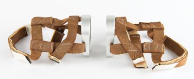 Lot #9424 Edgar Mitchell's Apollo 14 Flown Heel Restraints - Image 2