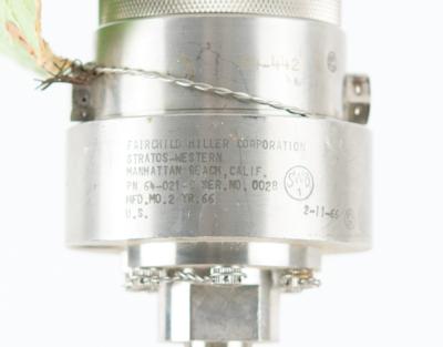 Lot #9663 Apollo Command Module Ground Fill Coupling - Image 3
