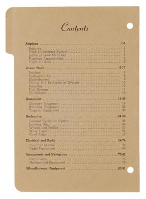 Lot #9027 North American B-25J Mitchell Flight Manual - Image 3